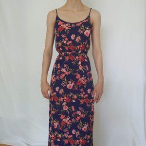 S | Forever 21 | Hawaiian Floral Maxi Dress